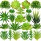 22PCS Mini Artificial Succulents – Realistic Faux Green Plants (Unpotted) for DIY Crafts, Wreath Making, Home, Office, Garden & Decoration Arrangements